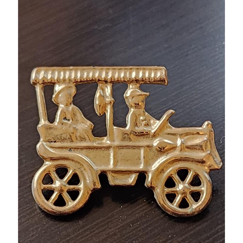 Vintage Antique Model T Car Brooch – Classic 1920s Style Pin
